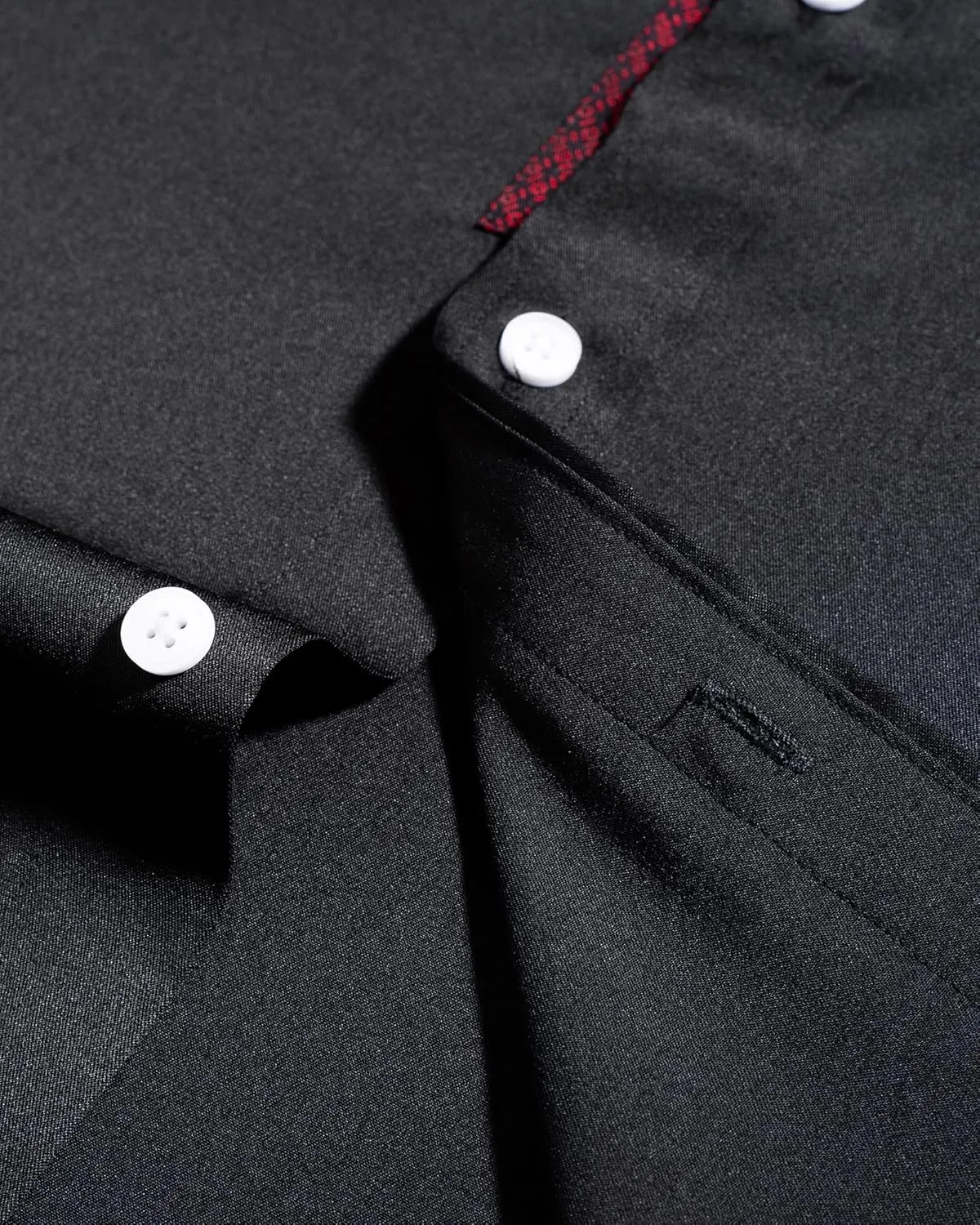 Alimens & Gentle Men's Dress Shirts Long Sleeve Stretch Wrinkle-Free Business Casual Collar Contrast Button Down Shirt