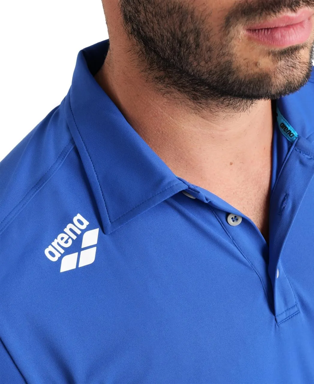 ARENA Unisex Team Solid Polo Shirt Short Sleeve Quick Dry Active Tee Regular Fit Athletic Top Gym Exercise Training