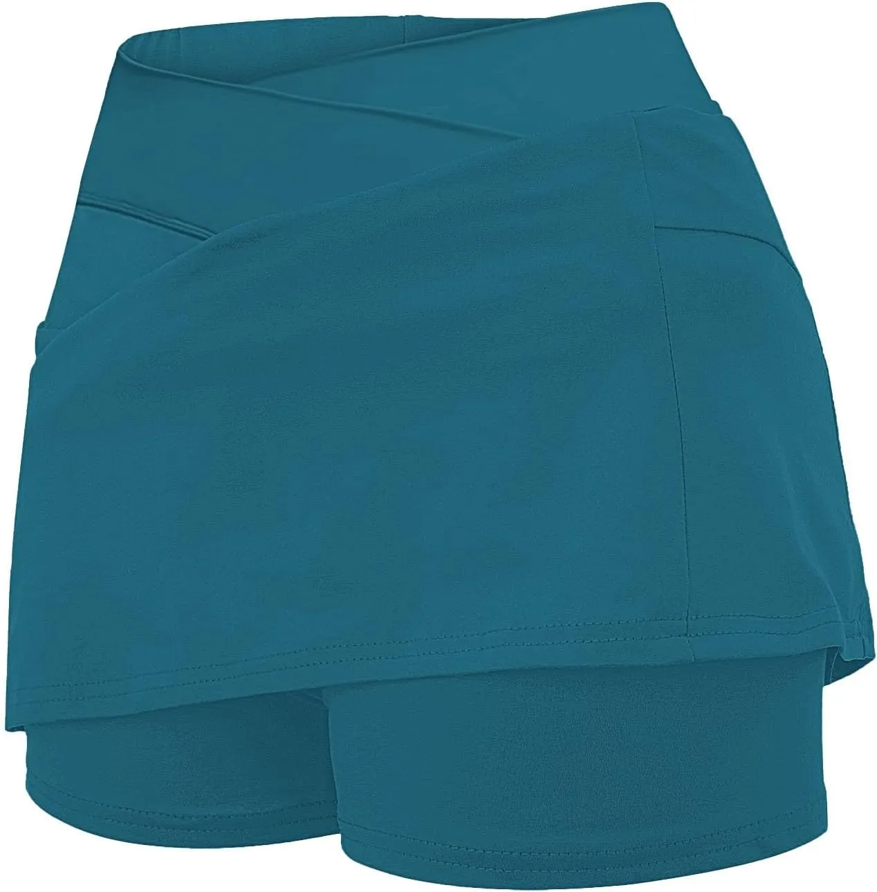 Athletic Skorts for Women High Waist Tummy Control Golf Skorts Pockets Trendy Plus Sized Tennis Skirt with Shorts