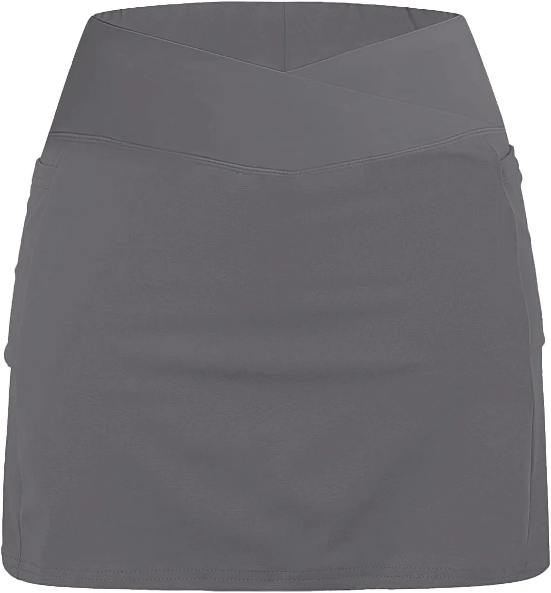 Athletic Skorts for Women High Waist Tummy Control Golf Skorts Pockets Trendy Plus Sized Tennis Skirt with Shorts