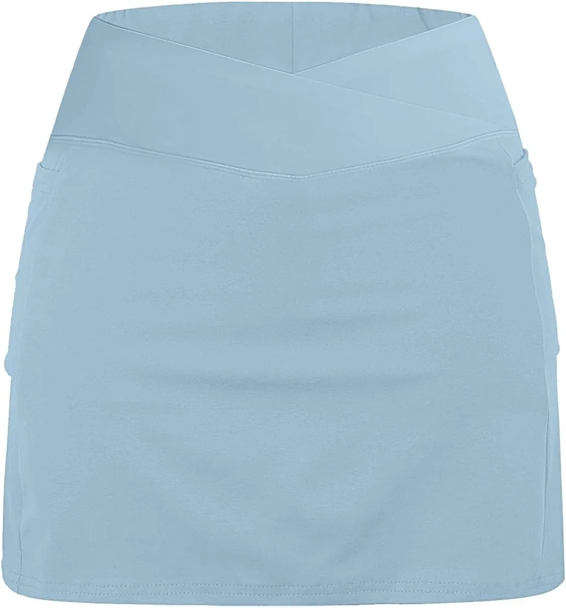 Athletic Skorts for Women High Waist Tummy Control Golf Skorts Pockets Trendy Plus Sized Tennis Skirt with Shorts