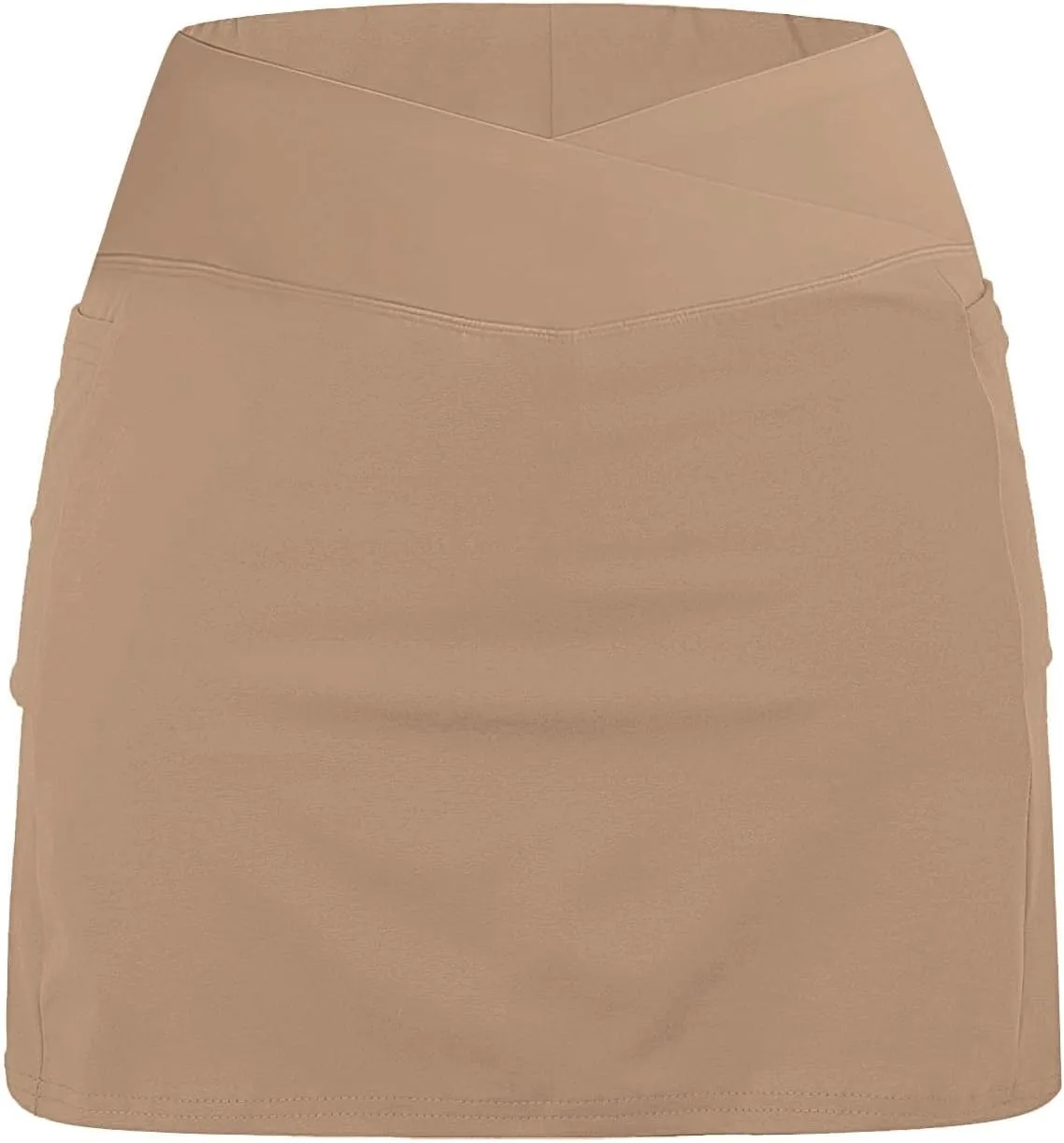 Athletic Skorts for Women High Waist Tummy Control Golf Skorts Pockets Trendy Plus Sized Tennis Skirt with Shorts