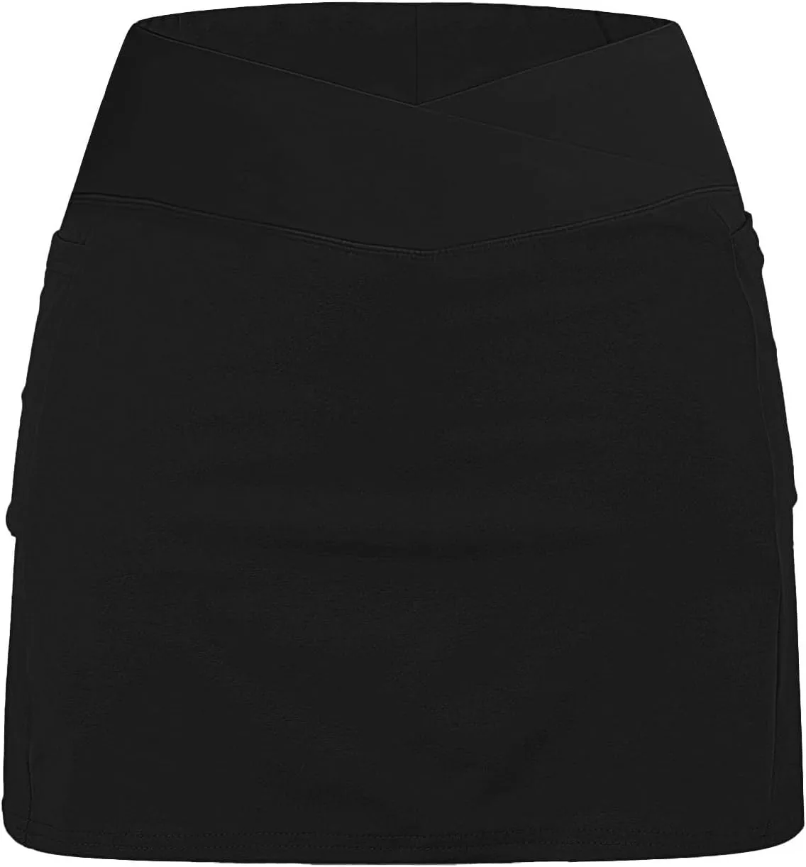 Athletic Skorts for Women High Waist Tummy Control Golf Skorts Pockets Trendy Plus Sized Tennis Skirt with Shorts