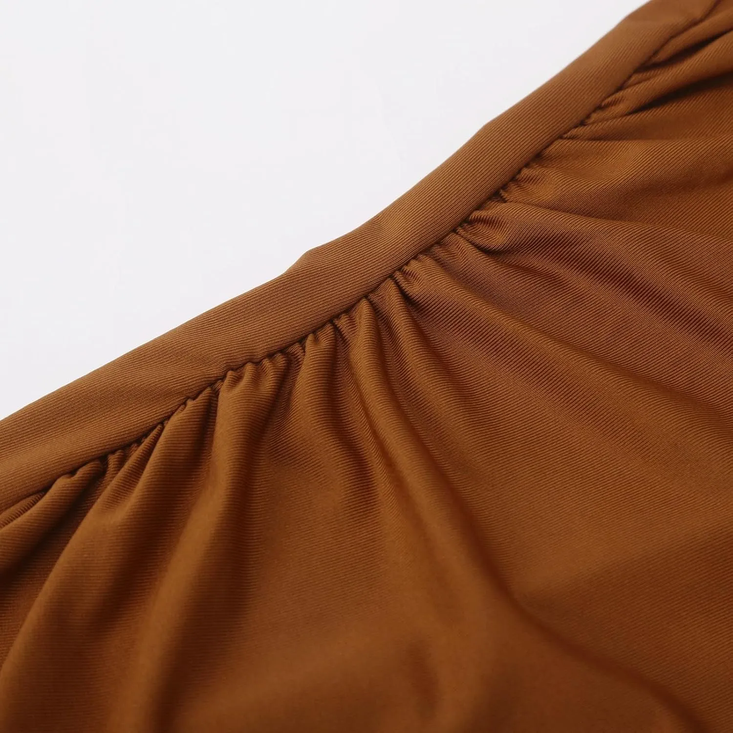 Boho Dresses for Women,2025 Trendy Casual Mock Neck Dresses Sling Ruched Bodycon Mini Dress Cocktail Party Sundress