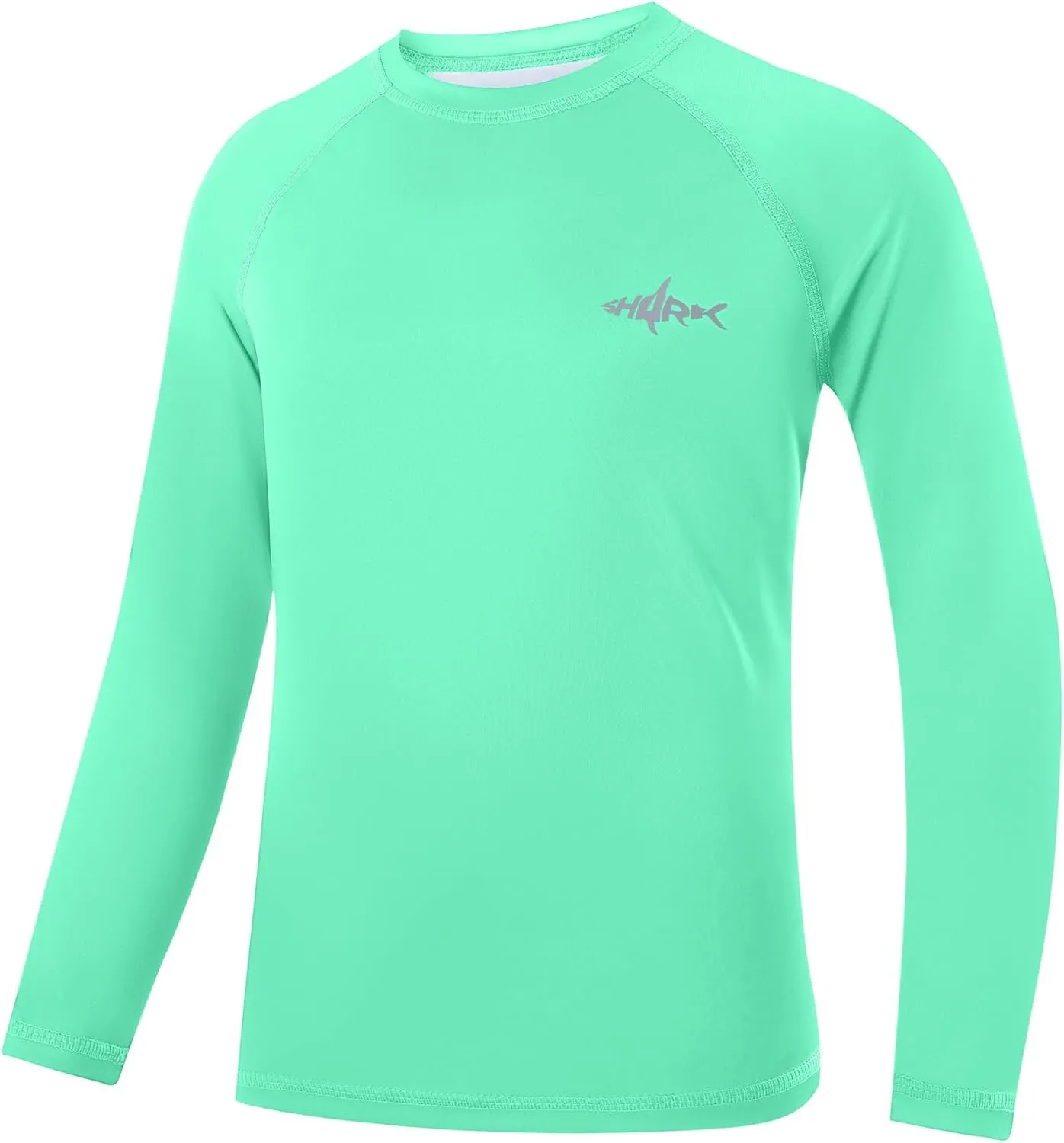 Boys Rash Guard Long Sleeve UPF 50  Fishing Shirt Kids Sun Protection Swim Shirts Youth SPF Quick Dry Shirt