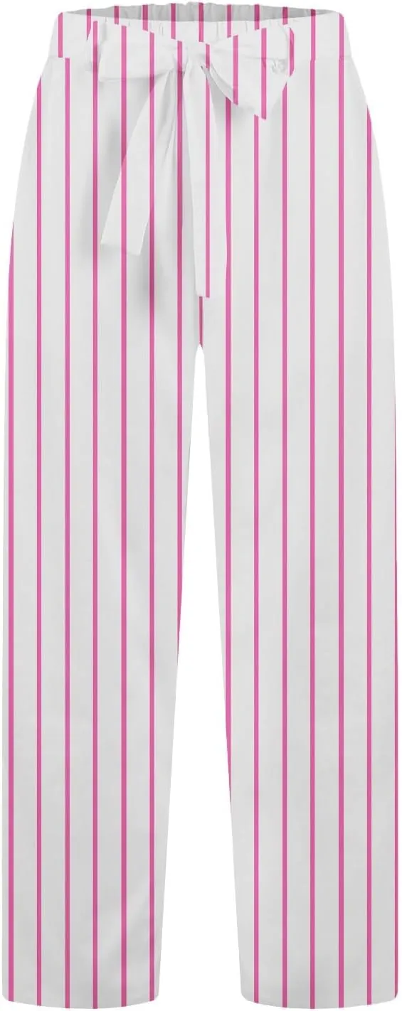 Cargo Japanese Pants for Women Cotton Linen Wide Leg Pants Casual Summer Boho Baggy Lantern Trouser with Pockets