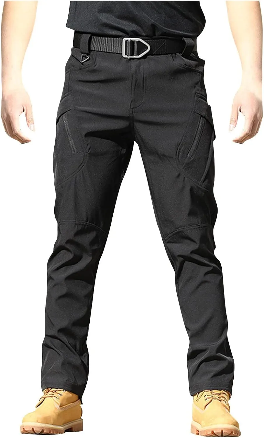Cargo Pants for Men Baggy Outdoor Waterproof Hiking Work Pants Stretch Multi Pockets Lightweight Classic Tactical Pant
