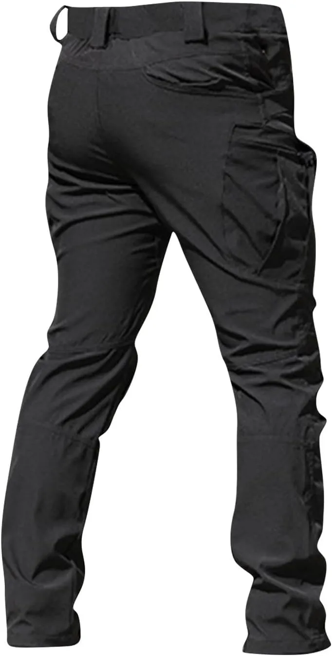 Cargo Pants for Men Baggy Outdoor Waterproof Hiking Work Pants Stretch Multi Pockets Lightweight Classic Tactical Pant