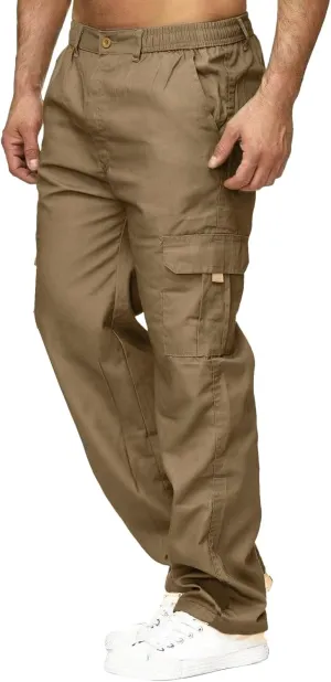 Cargo Pants for Men Big and Tall, Athletic Workout Trouser Casual Cargo Pants Fleece Joggers Sweat Pants for Men Mens