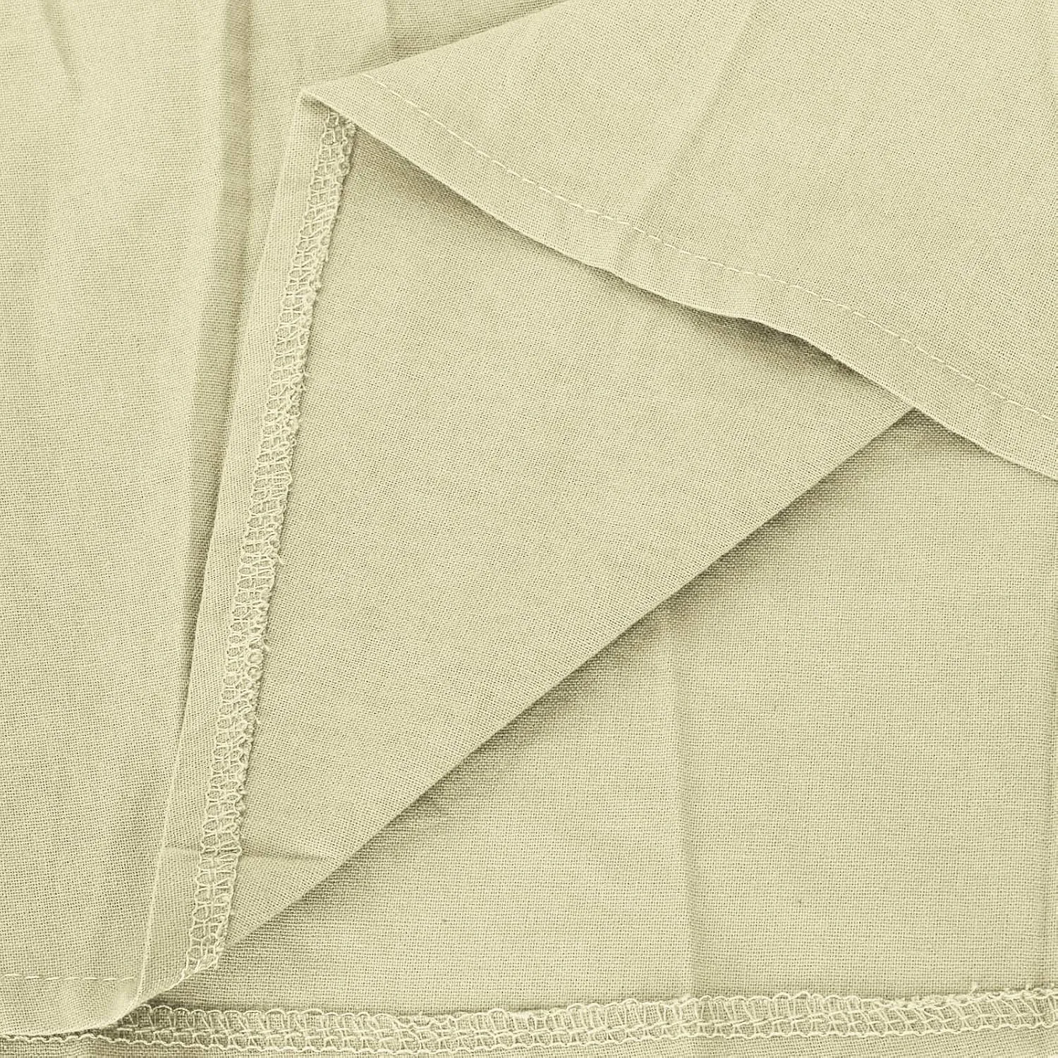 Casual Summer Dresses for Women Summer Loose Plus Size Button Linen Tee Shirt Solid Short Sleeve Dress with Pockets