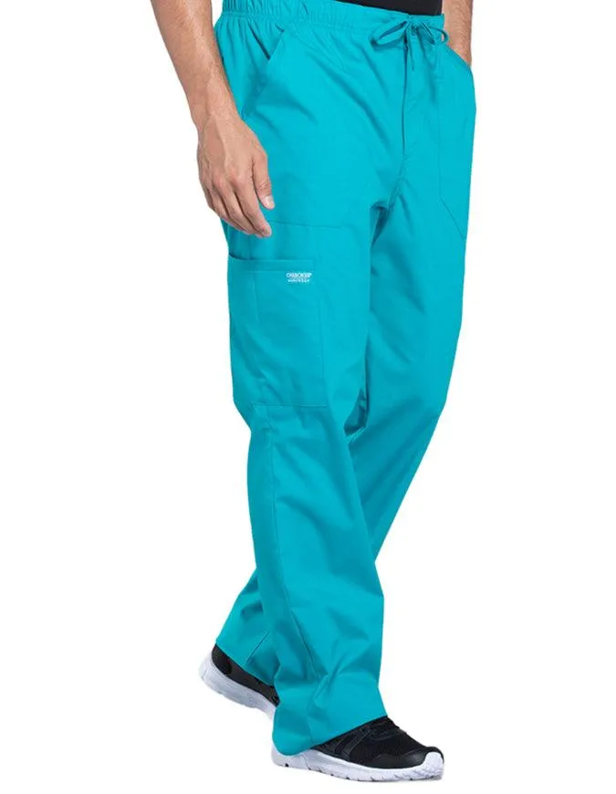 Cherokee Workwear Professionals Men's Tapered Leg Drawstring Cargo Tall Pant