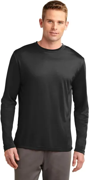 Clothe Co. Mens Long Sleeve Tee Shirts Moisture Wicking Dry Fit T-Shirts (Available in Big & Tall)