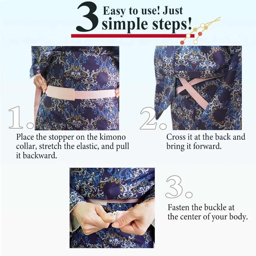 Colin Belt Koshi-Himo, for wearing Women's kimono beautifully kitsuke belt.