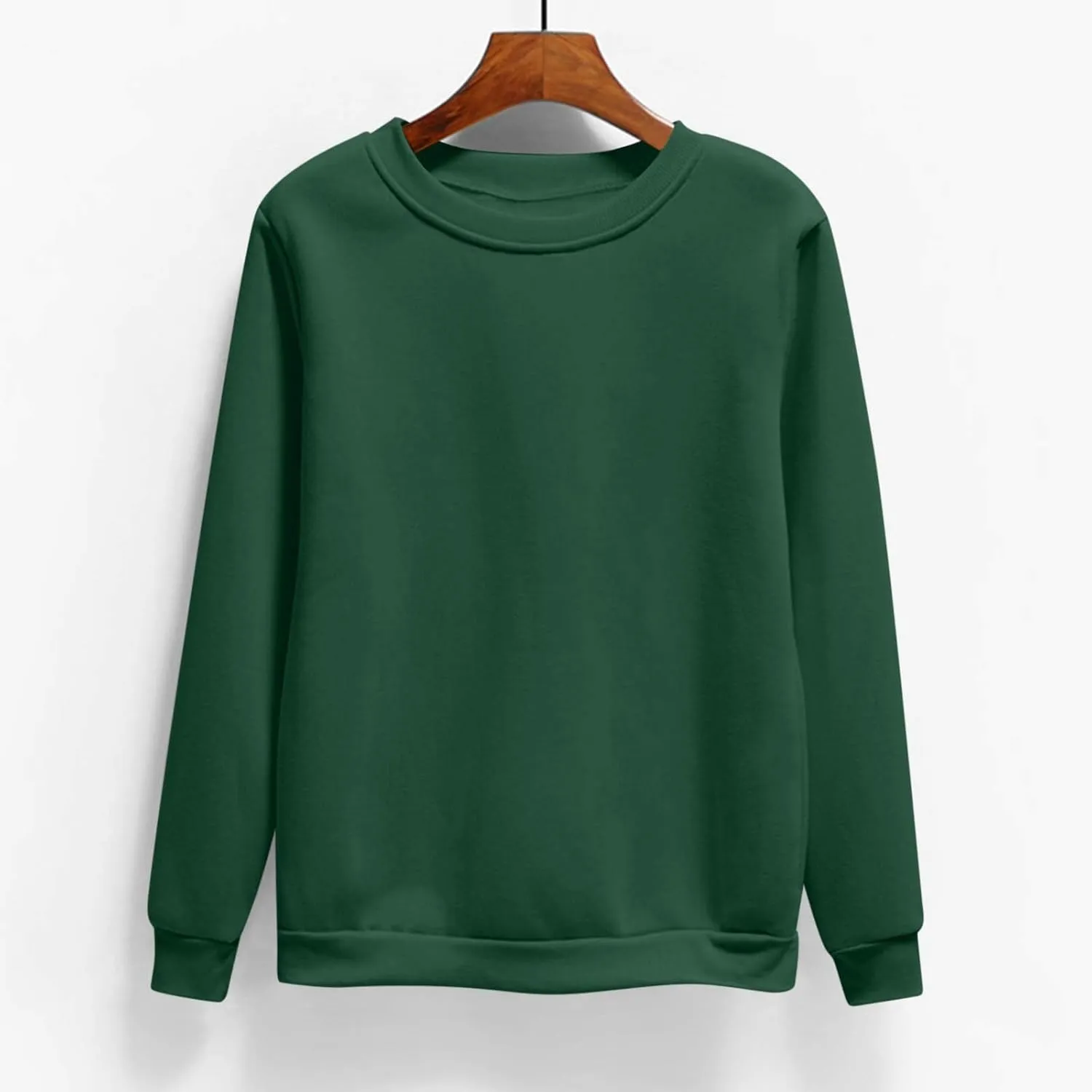 Crewneck Sweatshirts Womens Fall Fashion 2024 Long Sleeve Tops Pullover Plus Size Cute Casual Trendy Winter Clothes