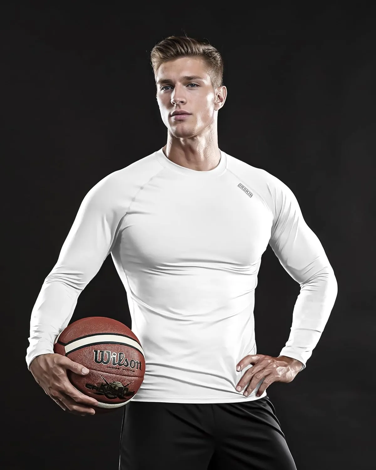 DRSKIN 3, 2 or 1 Pack Men's Compression Shirt Short Sleeve Top Baselayer Sports T-Shirt Athletic Running Active Workout
