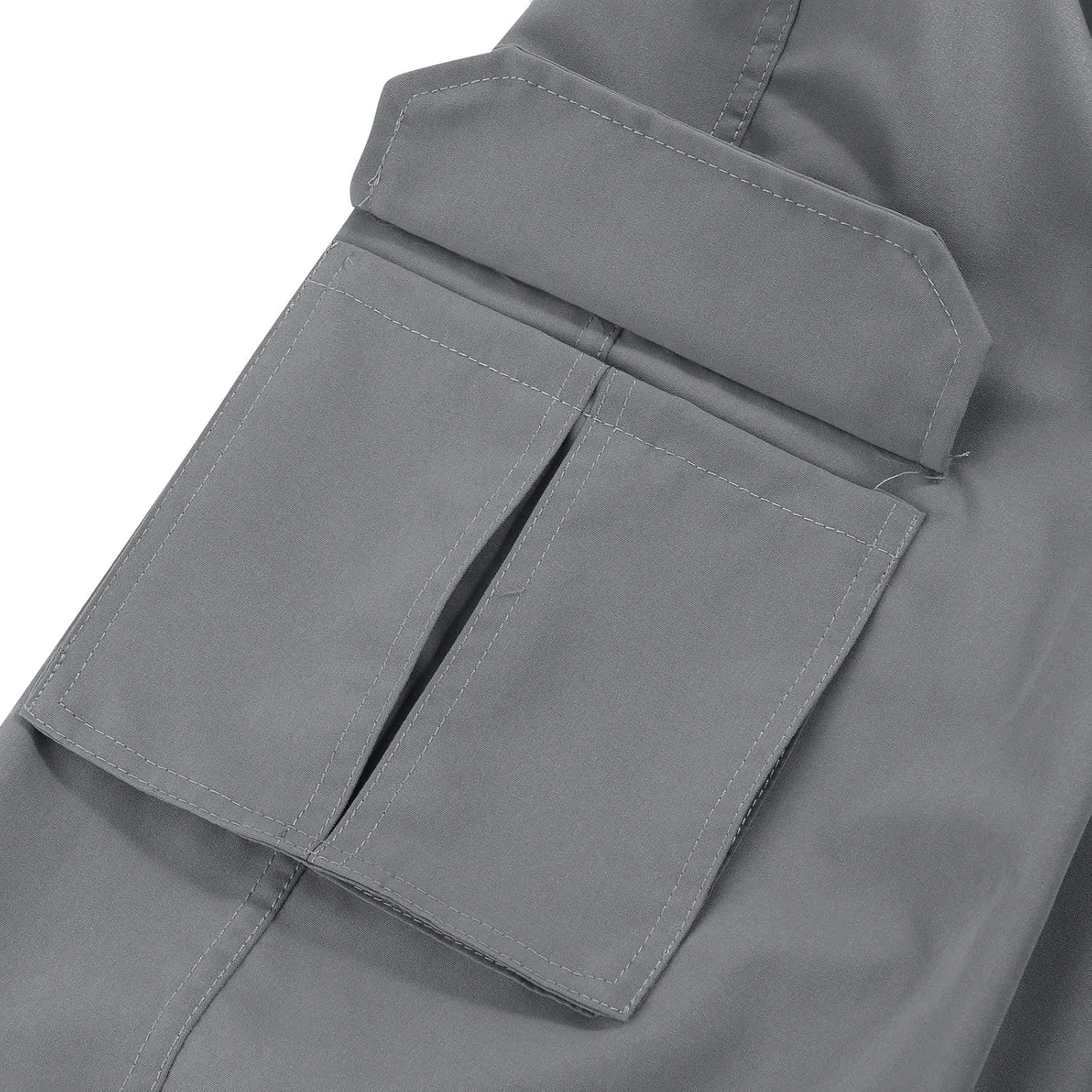 DuDubaby Men's Sports Casual Jogging Trousers Lightweight Hiking Work Pants Outdoor Pant
