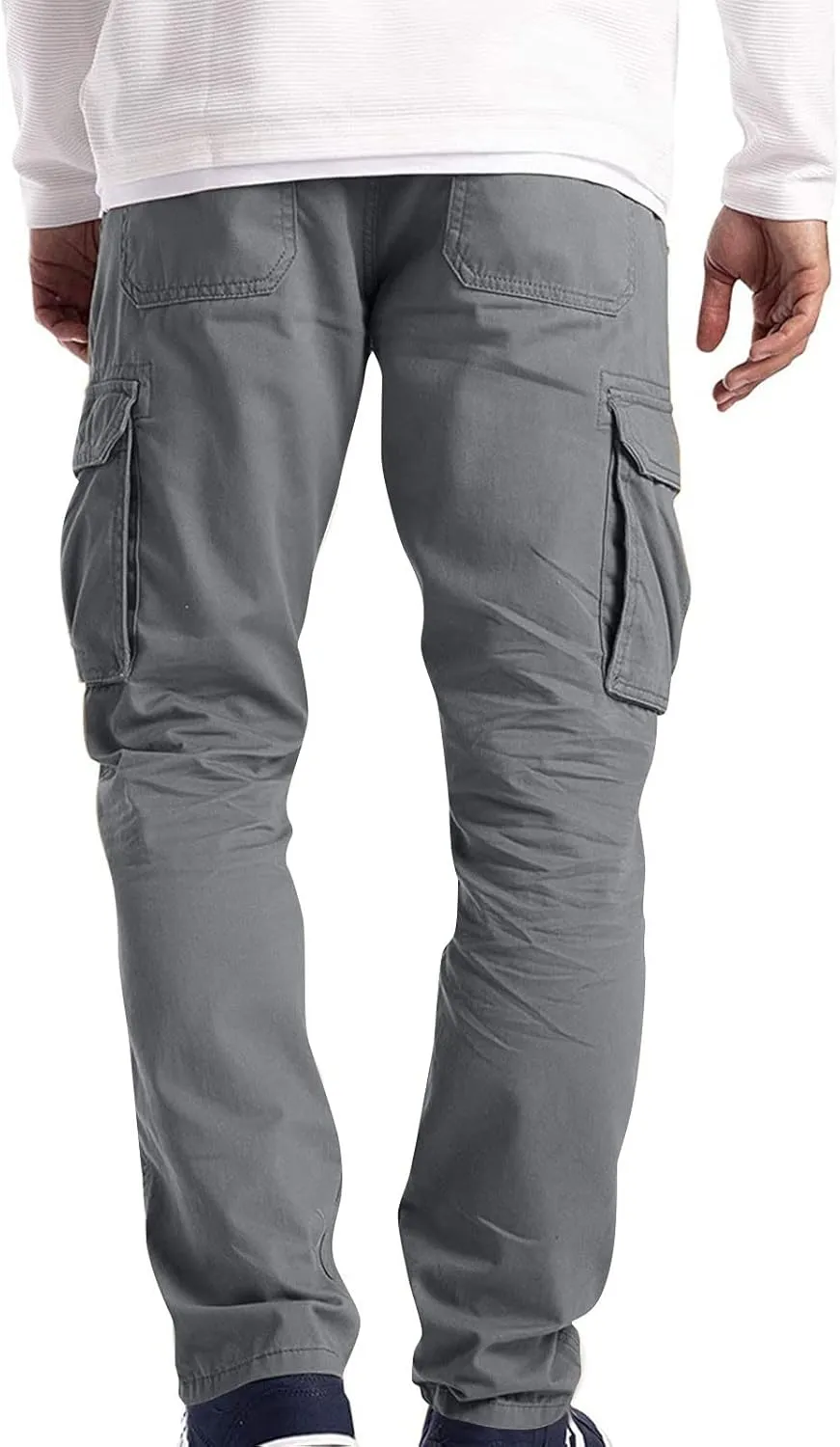 DuDubaby Men's Sports Casual Jogging Trousers Lightweight Hiking Work Pants Outdoor Pant