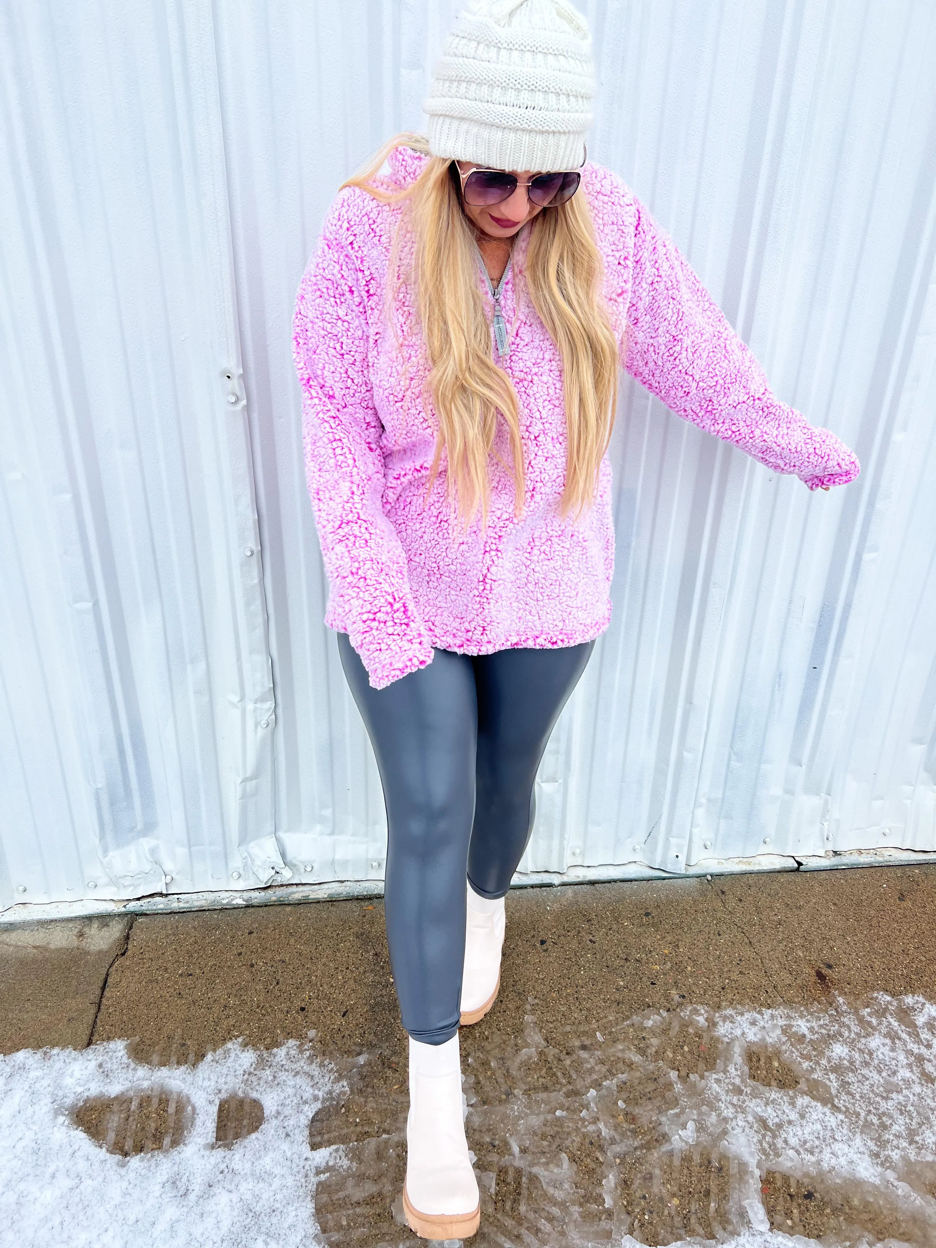 Epic Sherpa Quarter-Zip Pullover** - Final Sale
