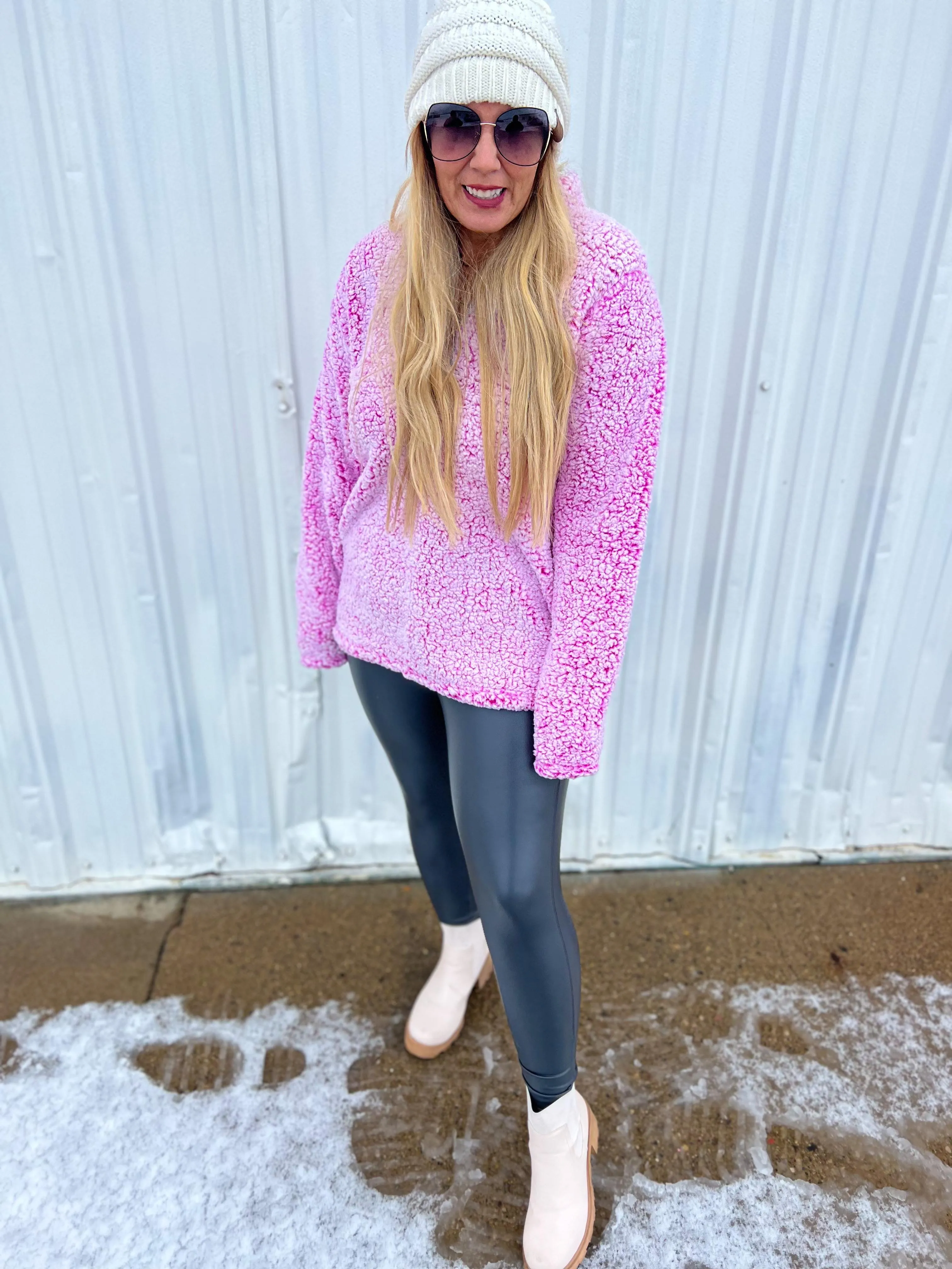 Epic Sherpa Quarter-Zip Pullover** - Final Sale