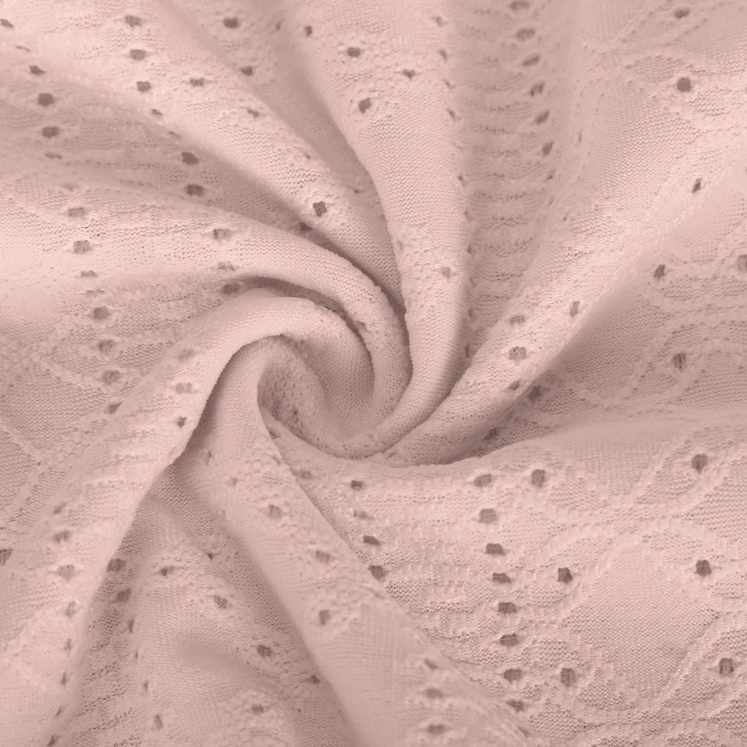 Eyelet Dress for Women Solid Color Button V Neck Short Sleeve Fashion Sundresses Casual Summer 2025 Beach Maxi Dress