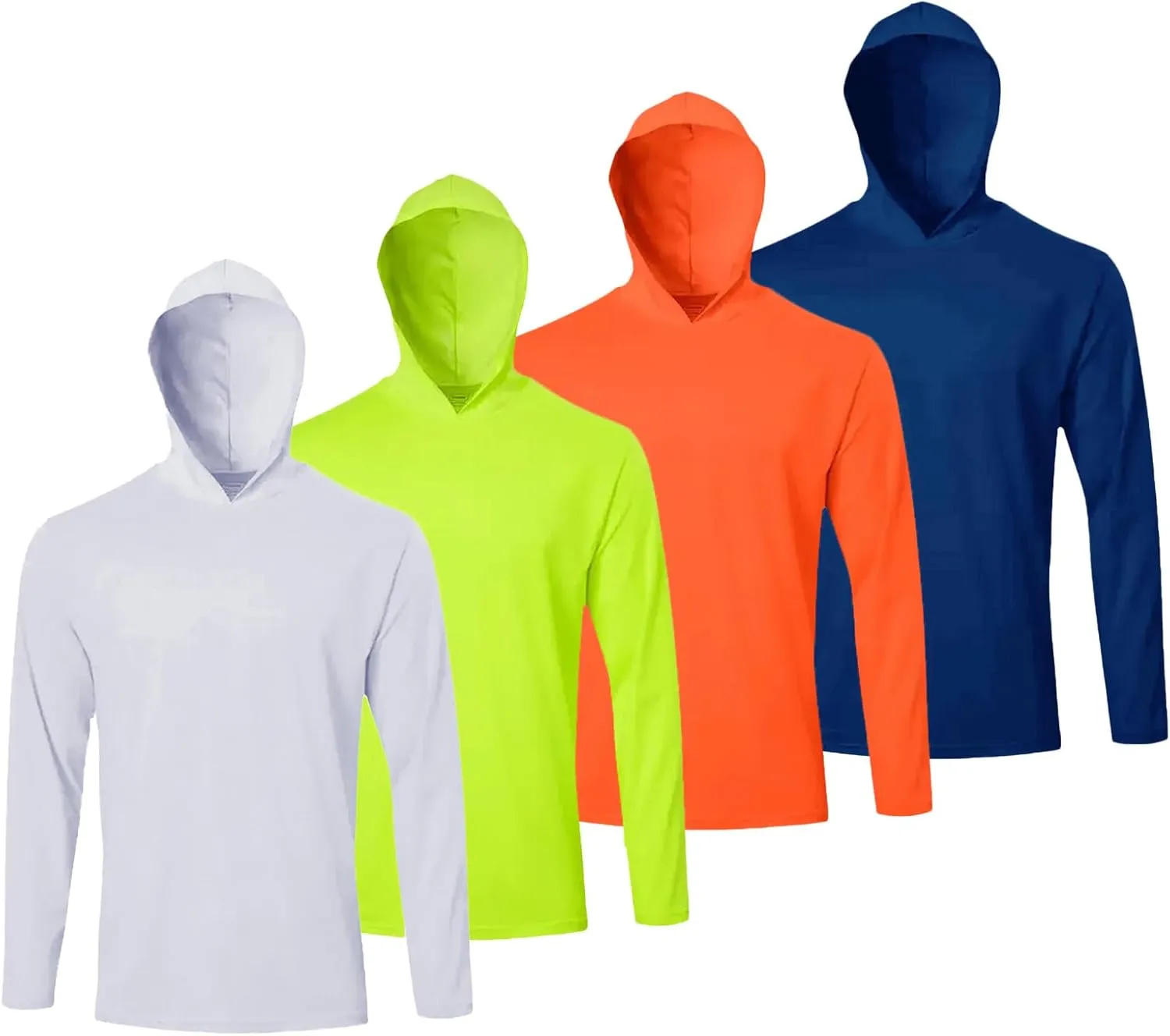Fishing Shirts for Men Quick Dry Lightweight Long Sleeve Hoodie Shirt Athletic Hooded Workout Tee Shirts
