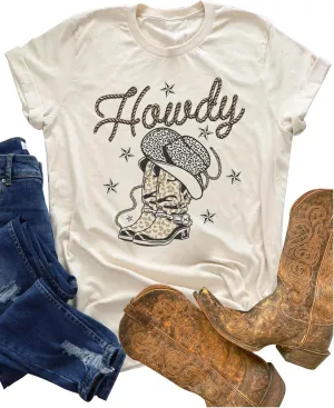 Funny Western Shirts for Women Cowboy Take Me Away Vintage Graphic Country T Shirt Teen Girls Summer Retro Tees Tops