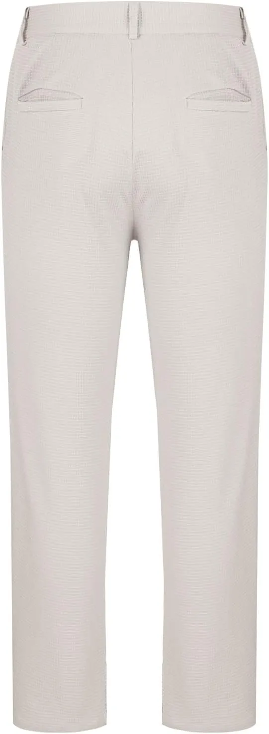 Golf Pants for Men Slim Fit Outdoor Athletic Dress Pants Flat Front Suit Trousers Men for Wedding Guest Business Work