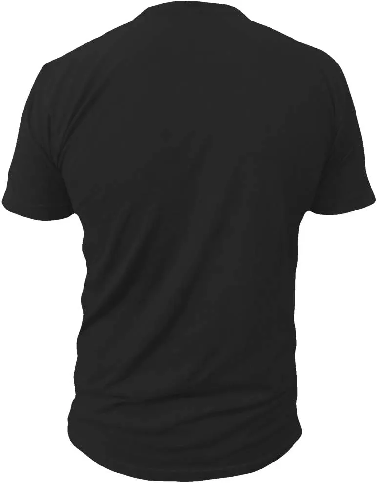 Gym Life Men's Power Up Athletic Performance Short Sleeve Workout T-Shirt, Black
