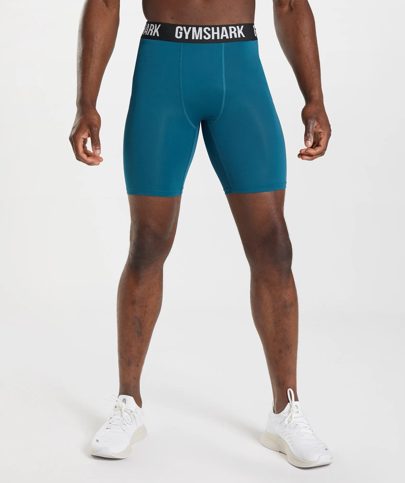 Gymshark Element Baselayer Shorts - Atlantic Blue