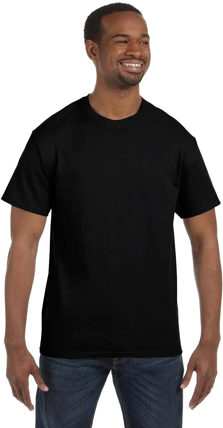 Hanes Men's Beefy-t T-Shirt, Classic Heavyweight Cotton Tee, 1 Or 2 Pack, Available in Tall Sizes