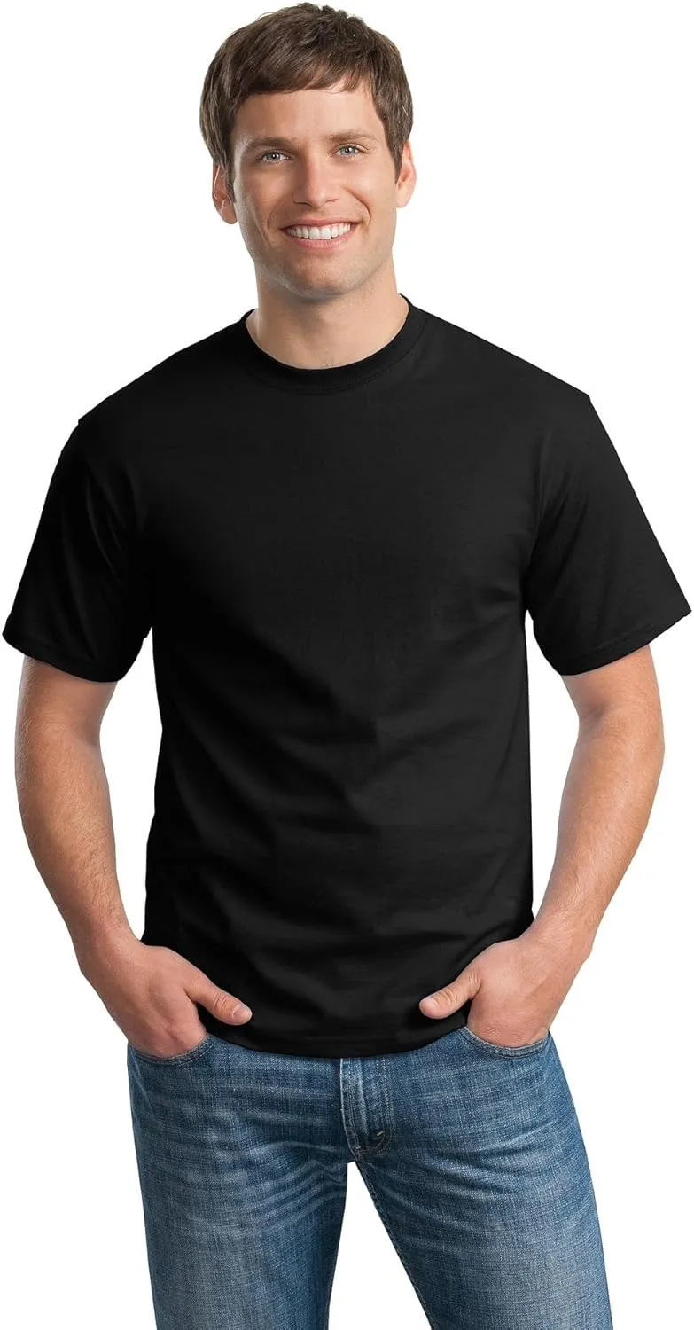 Hanes Men's Beefy-t T-Shirt, Classic Heavyweight Cotton Tee, 1 Or 2 Pack, Available in Tall Sizes