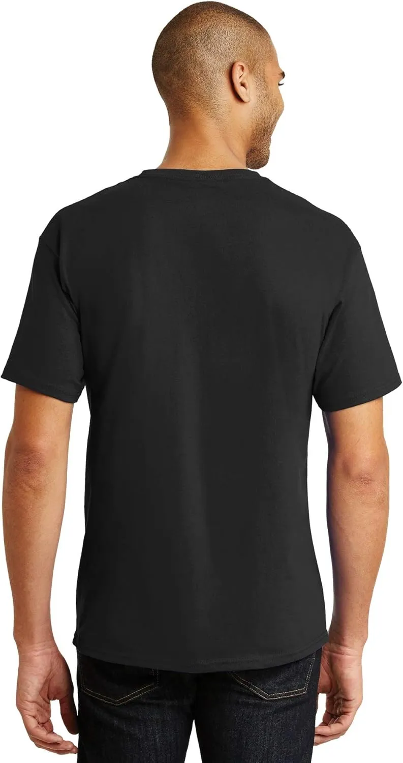 Hanes Men's Beefy-t T-Shirt, Classic Heavyweight Cotton Tee, 1 Or 2 Pack, Available in Tall Sizes