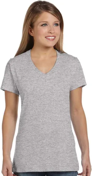 Hanes Women's Cooldri Short Sleeve Performance V-Neck T-Shirt (1 Pack)