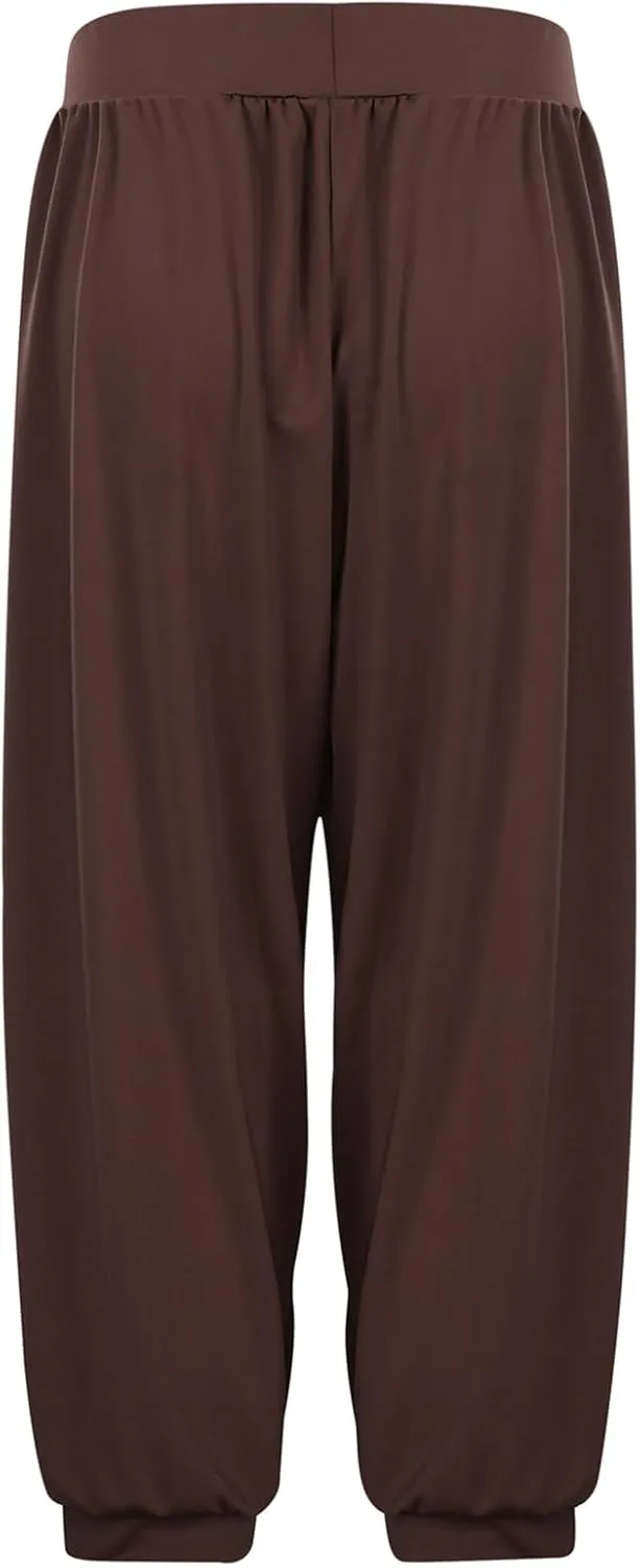 High Waisted Work Pants for Women Women High Waist Palazzo Pants Waisted Casual Baggy Stretchy Wide Leg Streetwear