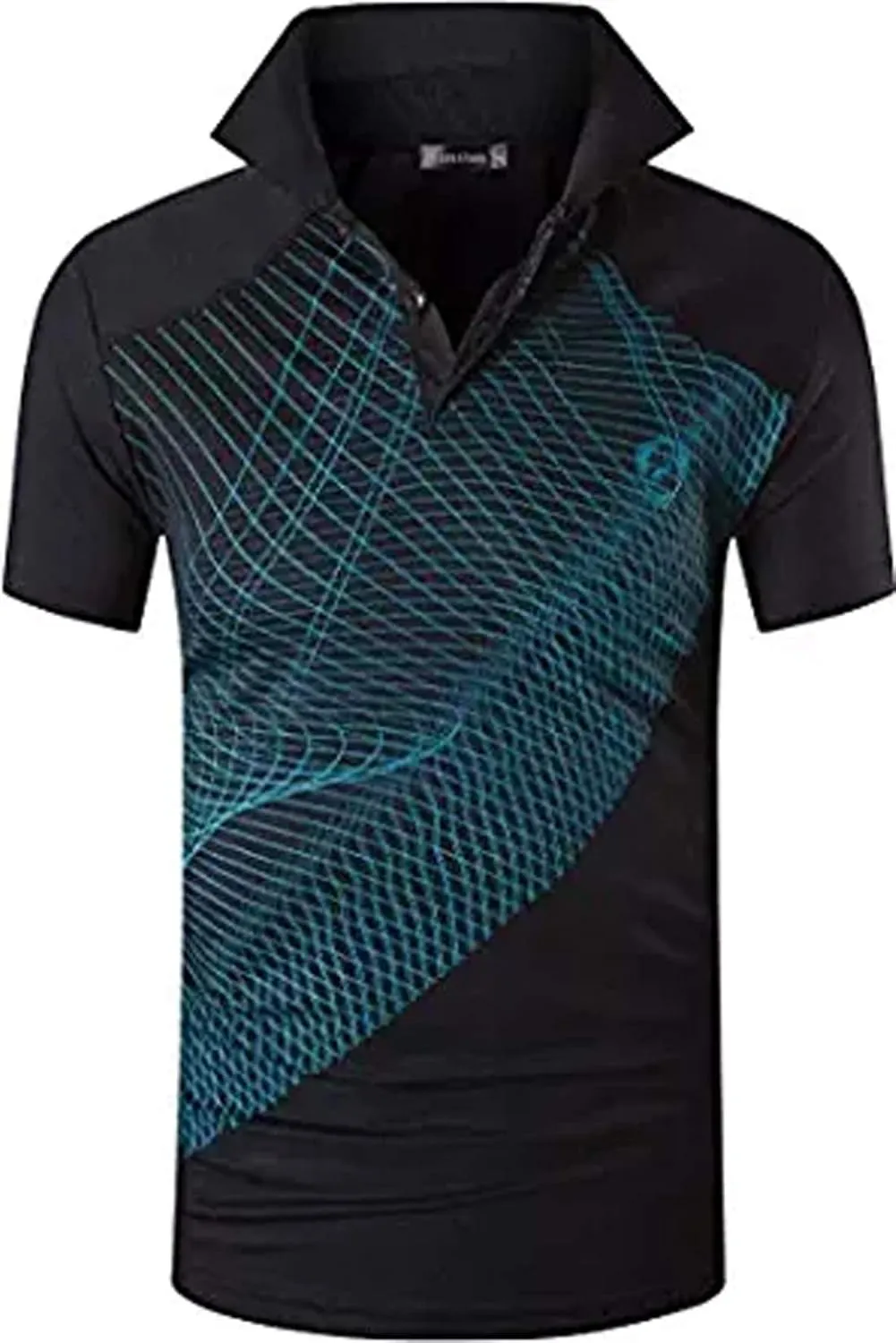 jeansian Men's 3 Packs Ourdoor Sport Quick Dry Polo T-Shirt Tee Tshirt Golf Tennis Bowling Fit LSL195