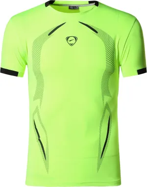 jeansian Men's Sport Quick Dry Fit Short Sleeves Men T-Shirts Tee Shirt Tshirt Tops Golf Tennis Running LSL111