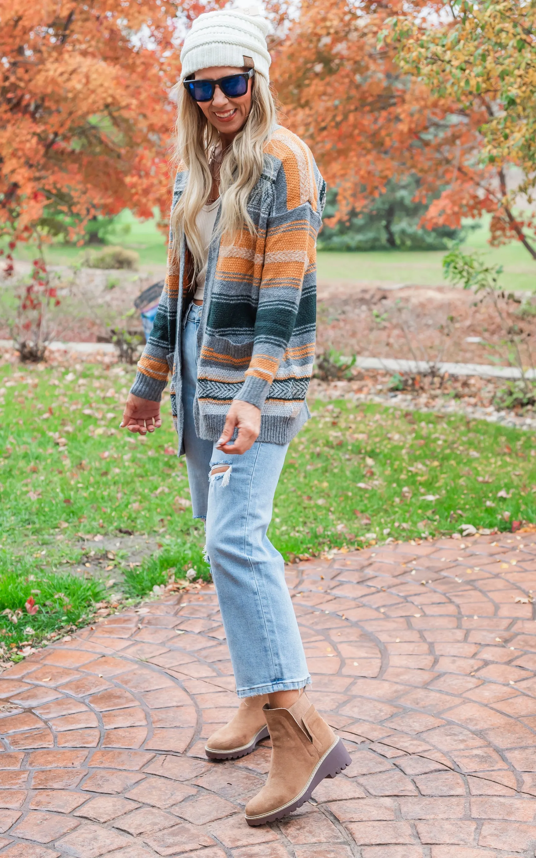 Jolene Jolene Aztec Sweater Cardigan