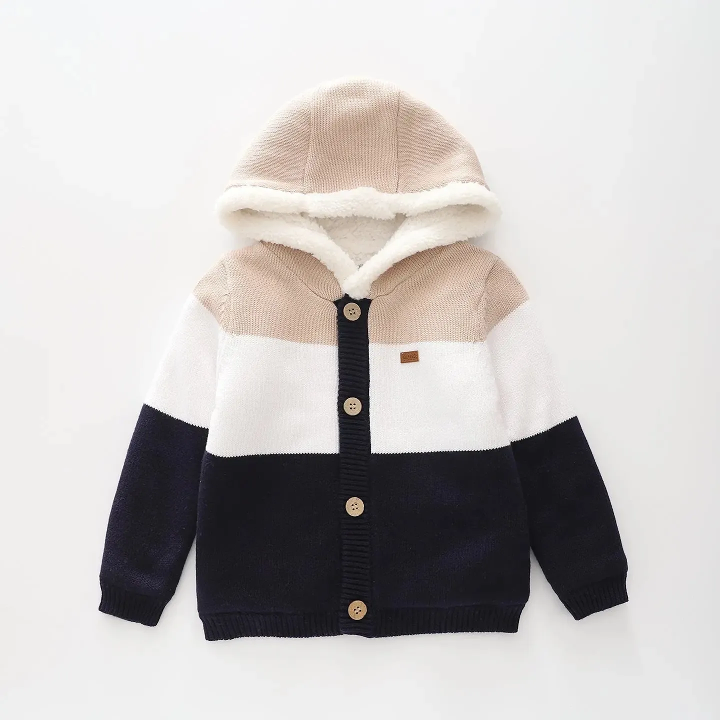 Knit Sherpa Hoodie
