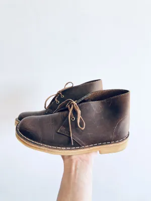 Leather Desert Boots // 5 Kid