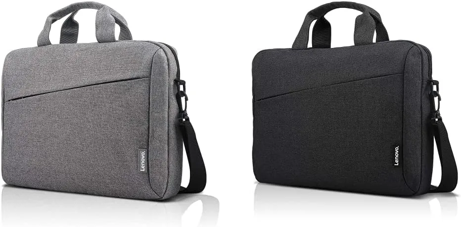 Lenovo Laptop Shoulder Bag T210, 15.6-Inch Laptop or Tablet, Black & Laptop Carrying Case T210, fits for 15.6-Inch Laptop and Tablet, Sleek Design, Durable and Water - Grey