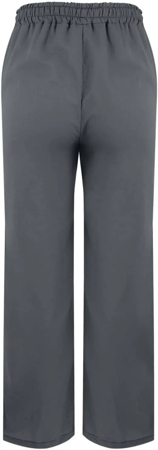 Linen Pants Casual Elastic Waist Wide Leg Pants Elastic Waist Straight Leg Cotton Linen Casual Summer Palazzo Lounge Pants