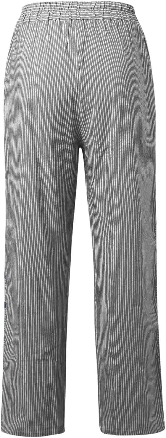 Linen Pants for Women, Peasant Pants WomenS Straight Leg Linen Casual Trendy