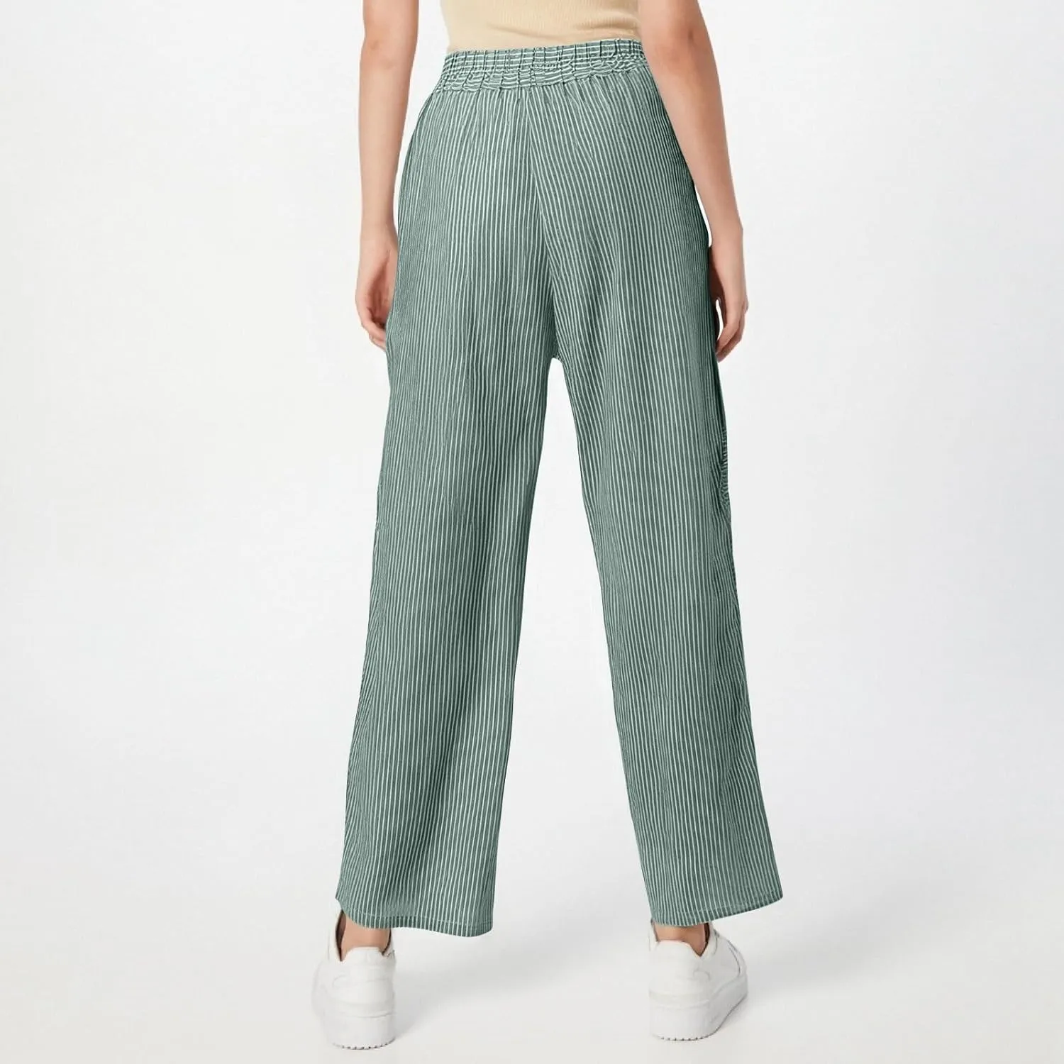 Linen Pants for Women, Peasant Pants WomenS Straight Leg Linen Casual Trendy