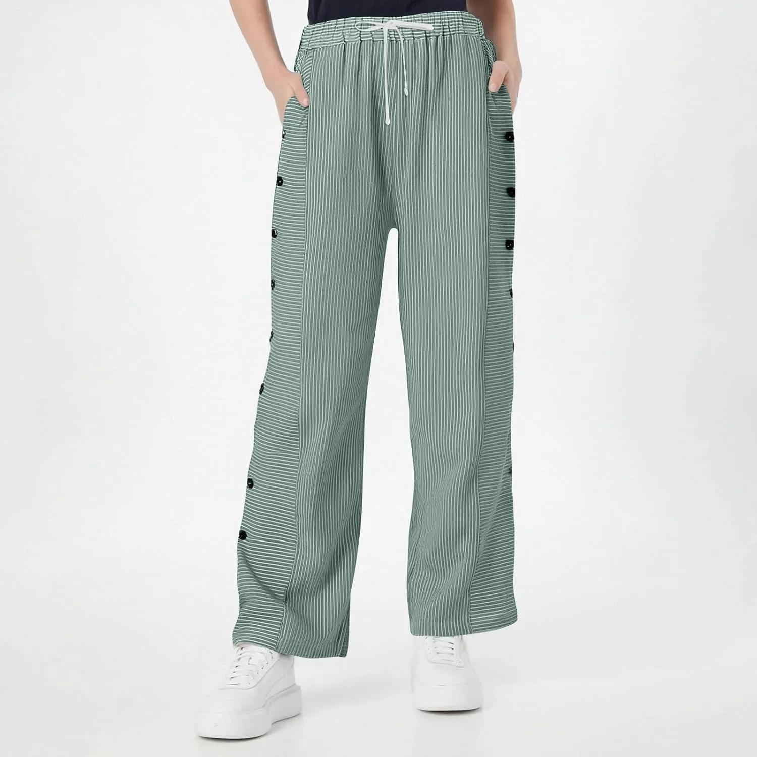 Linen Pants for Women, Peasant Pants WomenS Straight Leg Linen Casual Trendy
