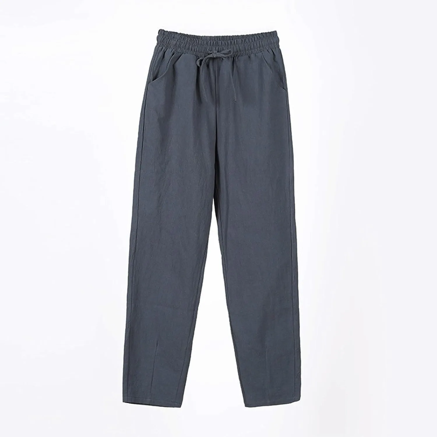 Linen Pants for Women, WomenS Peasant Pants Linen Straight Leg Casual Trendy