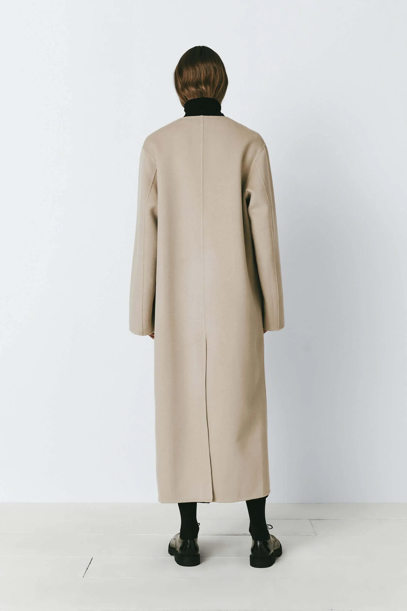 Math Belted Double-Faced Coat