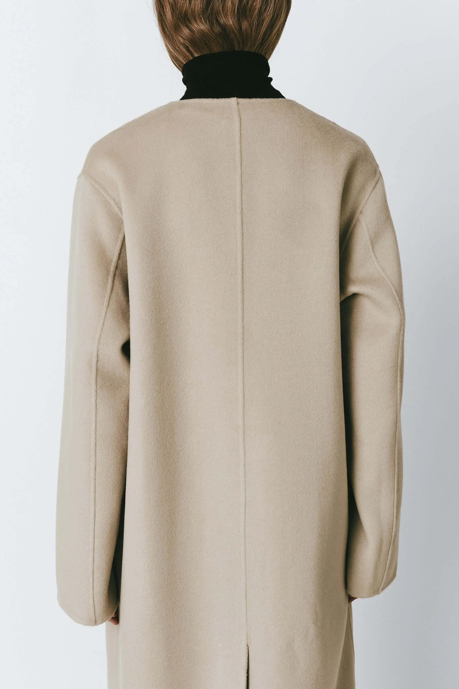 Math Belted Double-Faced Coat