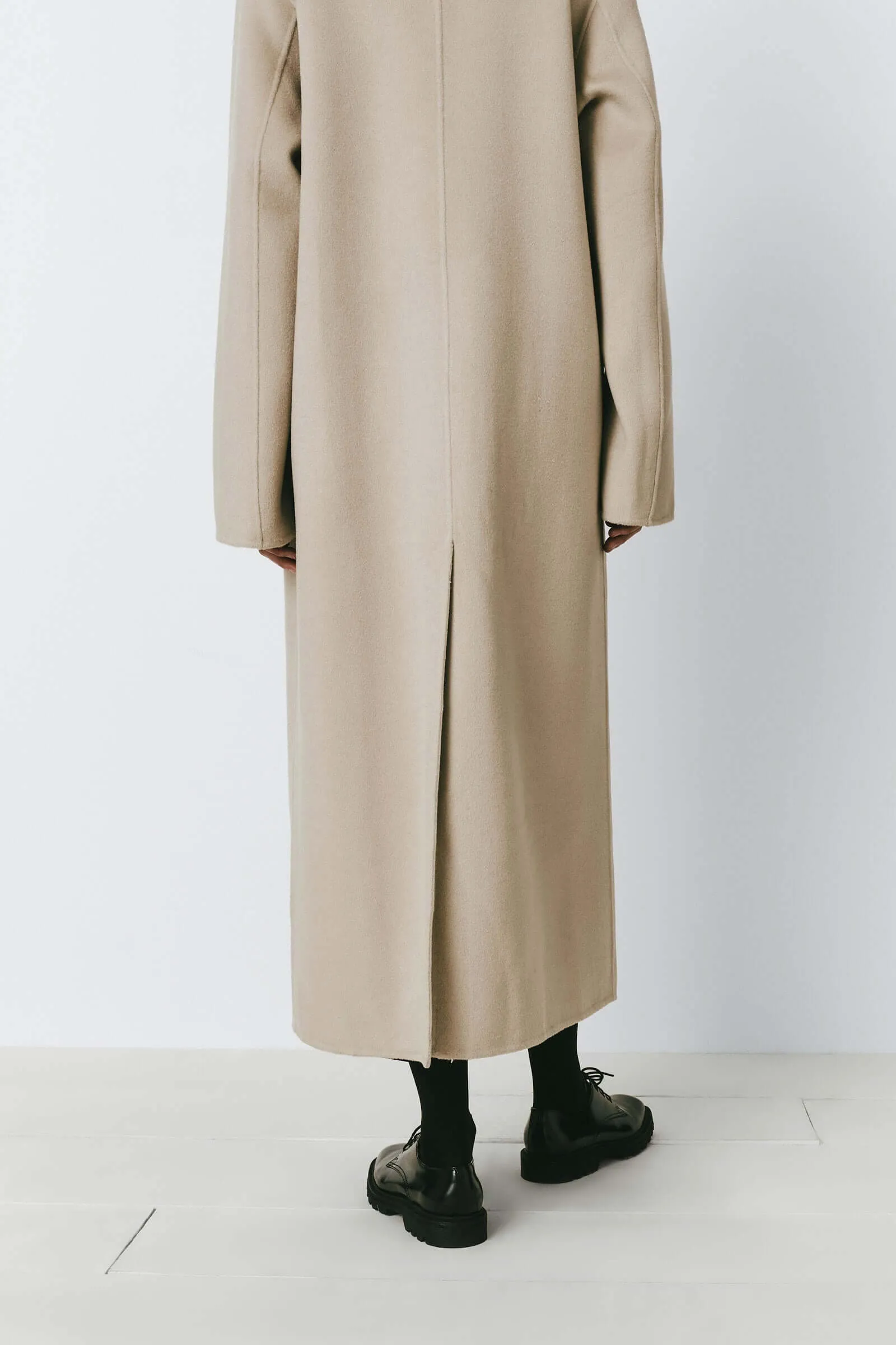 Math Belted Double-Faced Coat