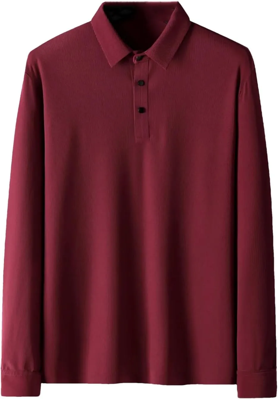 Men Autumn Spring Polo Shirts Classic Long Sleeve Tee Breathable Cooling Quick Dry Nylon Men Golf T-Shirt