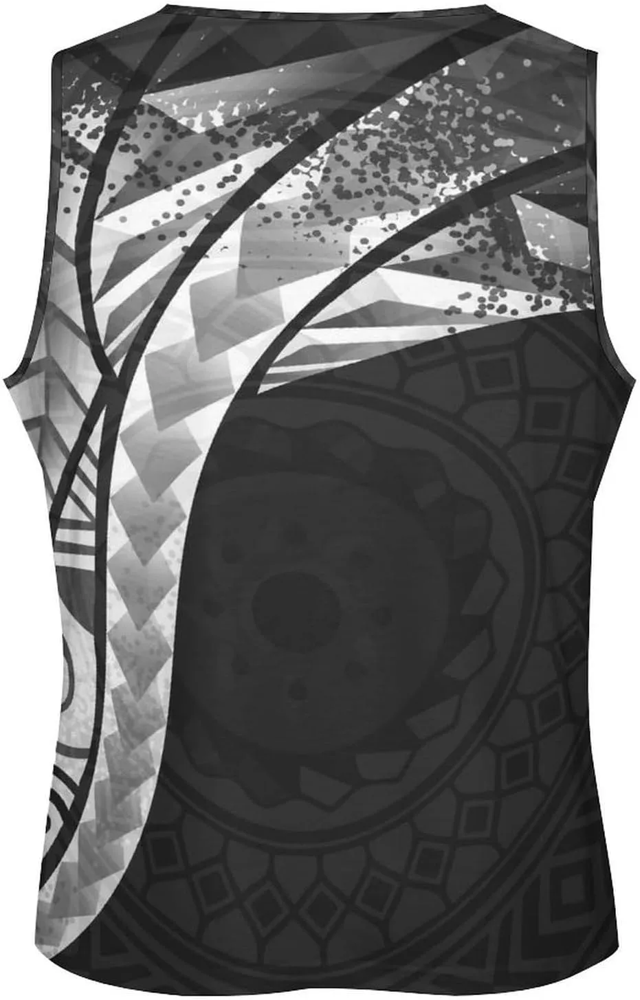 Men Polynesian Tribal Quick Dry Workout Tank Top Hawaiian Samoan Gym Muscle Tee Bodybuilding Sleeveless Shirt